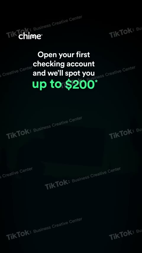 Chime – Mobile Banking TikTok ad — peak attention frame