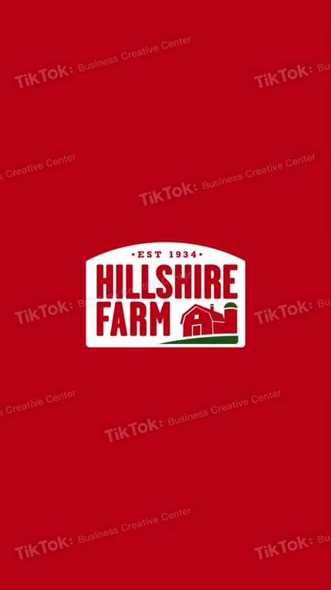 HillshireFarm TikTok ad — peak attention frame