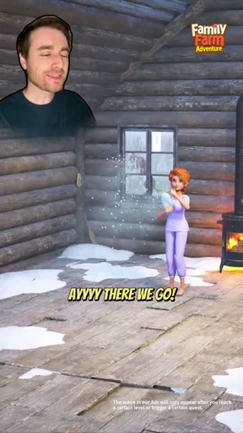 Family Farm Adventure TikTok ad — peak attention frame