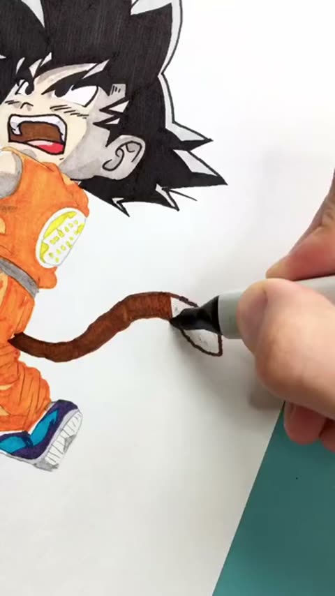 Sketch AR TikTok ad — peak attention frame